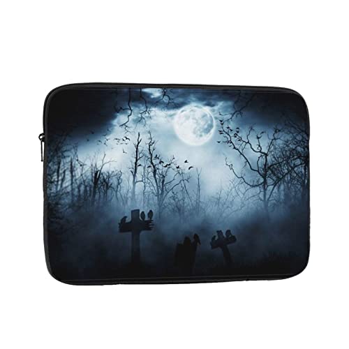 Gothic Happy Halloween Stoßfeste Tragbare Laptoptasche :: 15 Zoll Geschäftsreise, Reisen, Schule, Büro, für den täglichen Gebrauch.