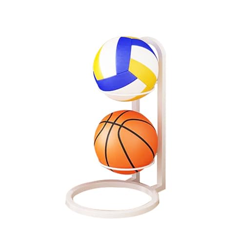 Uitndvyte Rolling Vertikale Display Rack Multilayer Lagerung Stehen Organisatoren Für Volleyball Fußball Basketball Fußball