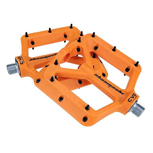 Fahrradpedale Fahrradpedale Rennrad Flache Pedale Fahrradzubehör BMX Pedale Fahrradpedal Fahrradzubehör Mountainbike-Zubehör Fahrradzubehör orange,Free Size