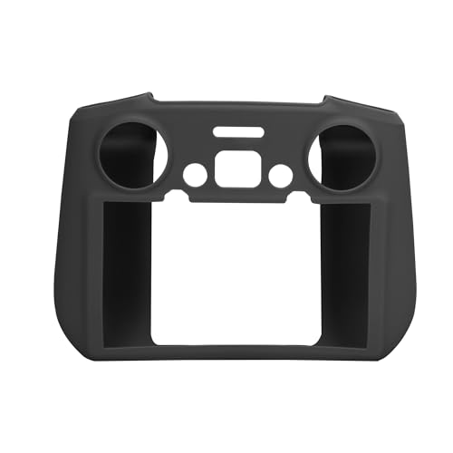 KUANDEDIAN for Mini 4 Pro Silikonhülle for AIR 3 RC 2 Silikonschutzschirm Kratzfest Weich for DJI Air 3 Drohnenzubehör(Black Case)