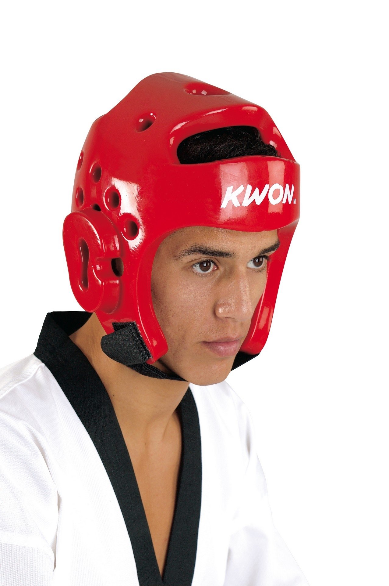 KWON® Taekwondo Kopfschutz 40061 PU CE rot WTF Kopfschützer - M