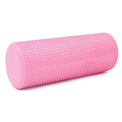 HJBFVXV Yoga-Blöcke Yoga-Schaumwalze Hohe Dichte Eva Pilates Übungen Massage Roller Muskel Fitness Gym Massage Säulen Werkzeugausrüstung Ziegel(Pink)