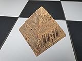 Große Goldene Pyramide Schatulle Schrein Schmuckkästchen, Figuren