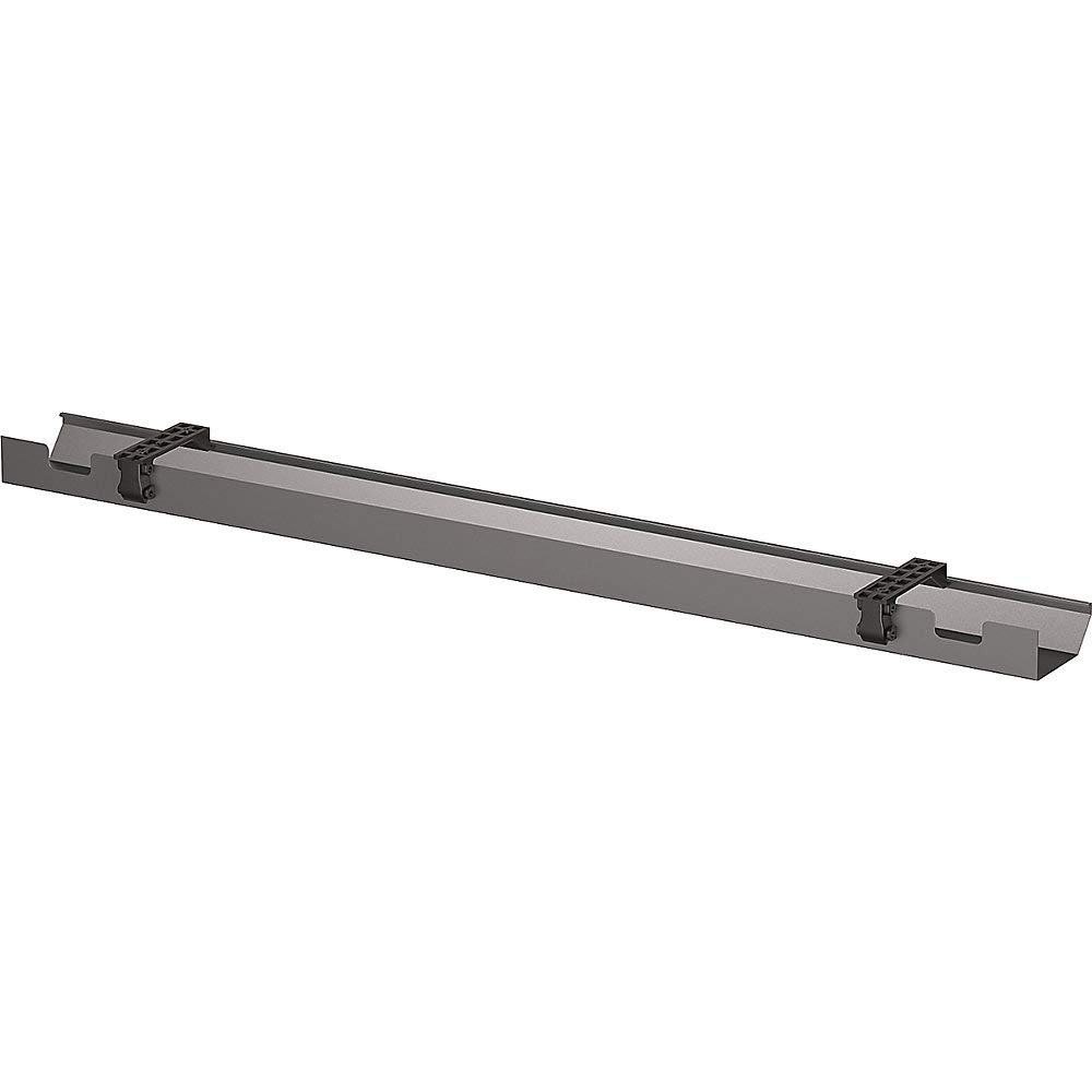 BISLEY Cito Kabelkanal für Schreibtisch B 2000 mm, Metall, 334 Anthrazitgrau, 1.5 x 18.5 x 0.7 cm