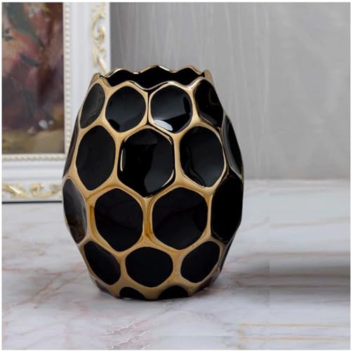 HJDQMDHA Multifunktional Keramik Mode Vasen Einfache Schöne Vase Blumen Arrangement Hochzeit Dekoration Vasen Desktop Desktop Ornamente Hydrokulturvase