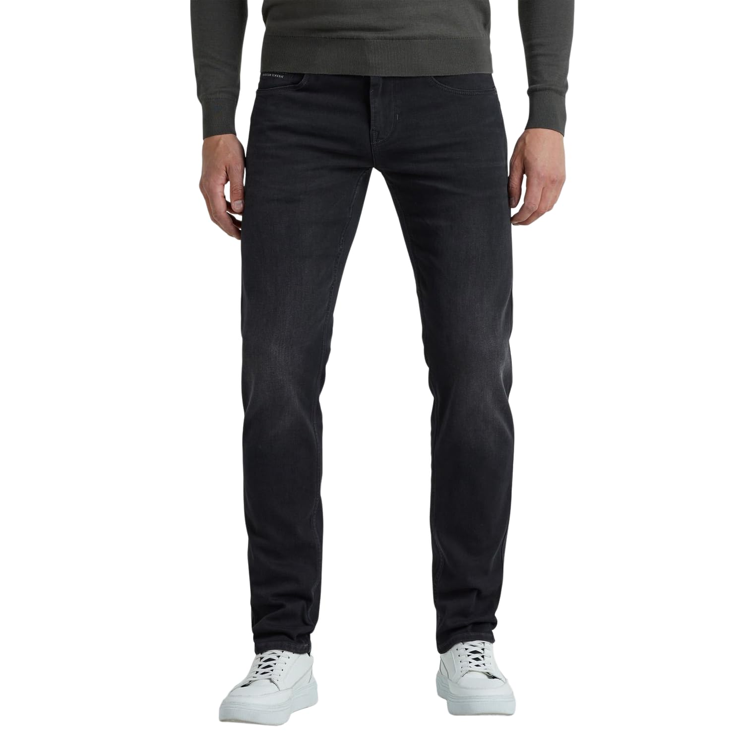 PME Legend Herren Jeans NIGHTFLIGHT - Regular Fit - Schwarz - Real Black Denim, Größe:40W / 32L, Farbvariante:Real Black Denim RBD