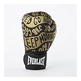 Everlast Unisex – Erwachsene Boxhandschuhe Spark Glove Trainingshandschuh, Schwarz/Gold 10oz