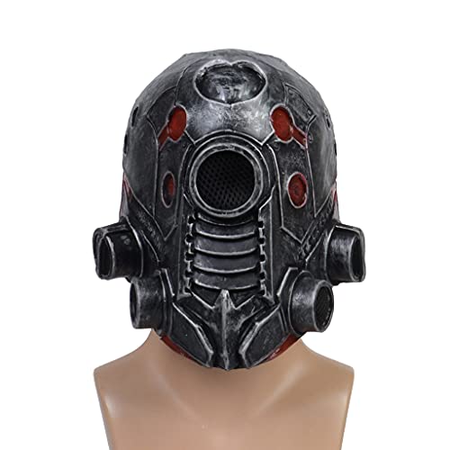 WELLDOER Halloween Punk Latex Retro Roboter Kopfbedeckung Abdeckung Requisiten Cosplay Liefert