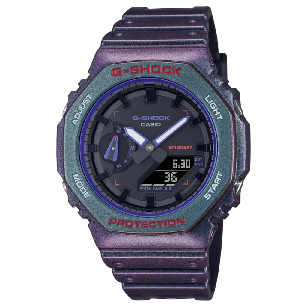 CASIO G-SHOCK G-Shock Casio GA-2100AH-6AER Carbon Herren-Armbanduhr, klassisch, Klassisch