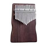 Kalimba 17 Schlüssel Kalimba Musik Instrument Daumen Klavier Volle Furnier Massivholz 17 Tasten Finger Tragbare(D)