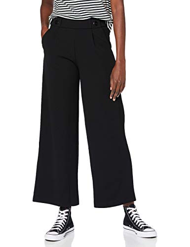 JdY Damen JDYGEGGO New Long Pant JRS NOOS weite Hose, Schwarz, L/32