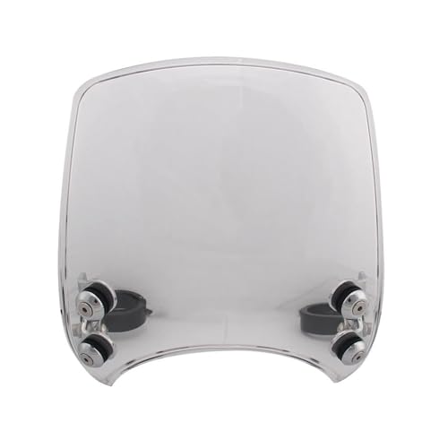 HSAJFEB Motorrad Für Harley 883 XL883 XL1200 2004-2019 Motorrad-Windschutzscheiben Windabweiser Ersetzen Windschutzscheibe Windschild(grau)