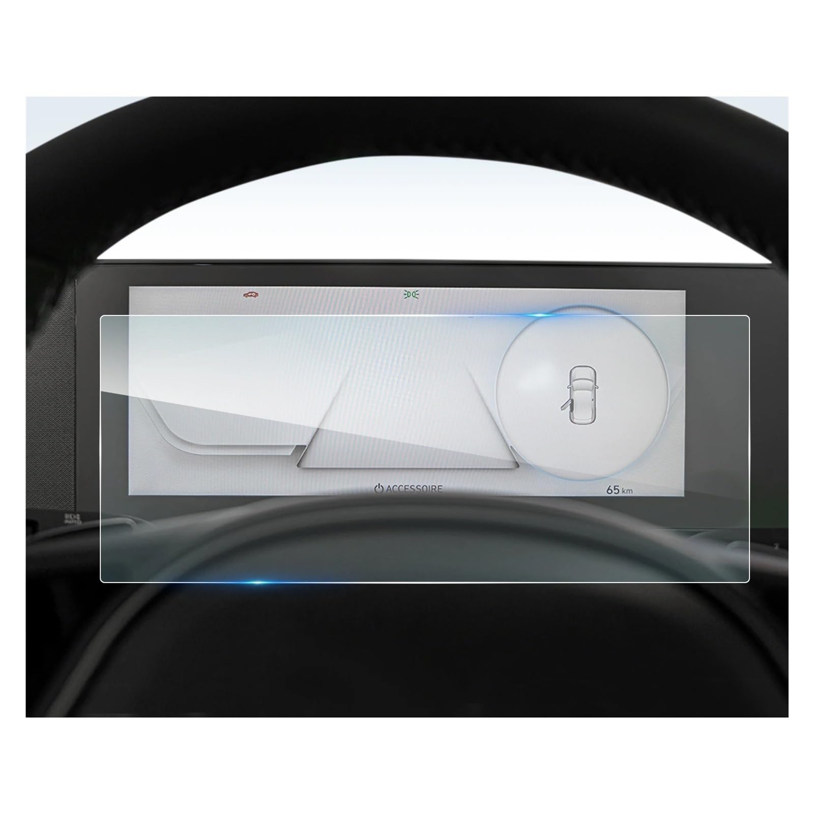 Für Ioniq 5 2021-2023 2024 12-Zoll-Auto-Multimedia-Radio-Displayschutzfolie Auto-Innenausstattung Navigation Schutzfolie Navigations-Displayschutz(12-Inch)