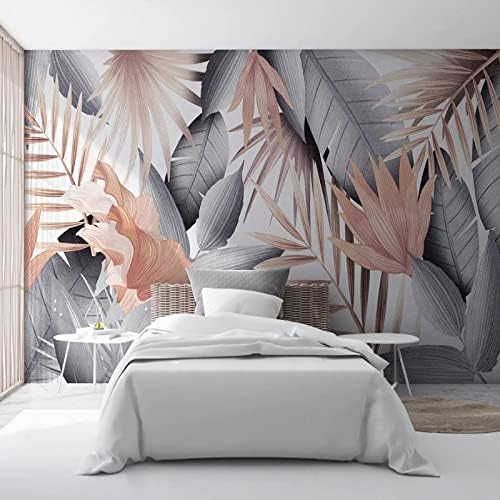 XLMING Abstrakte Kunst Blatt Bilder 3D Tapete Home Dekoration Wohnzimmer Sofa Schlafzimmer Tv Hintergrund Wand-150cm×105cm