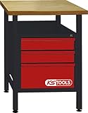 KS Tools 8650010 Werkbank mit 3 Schubladen