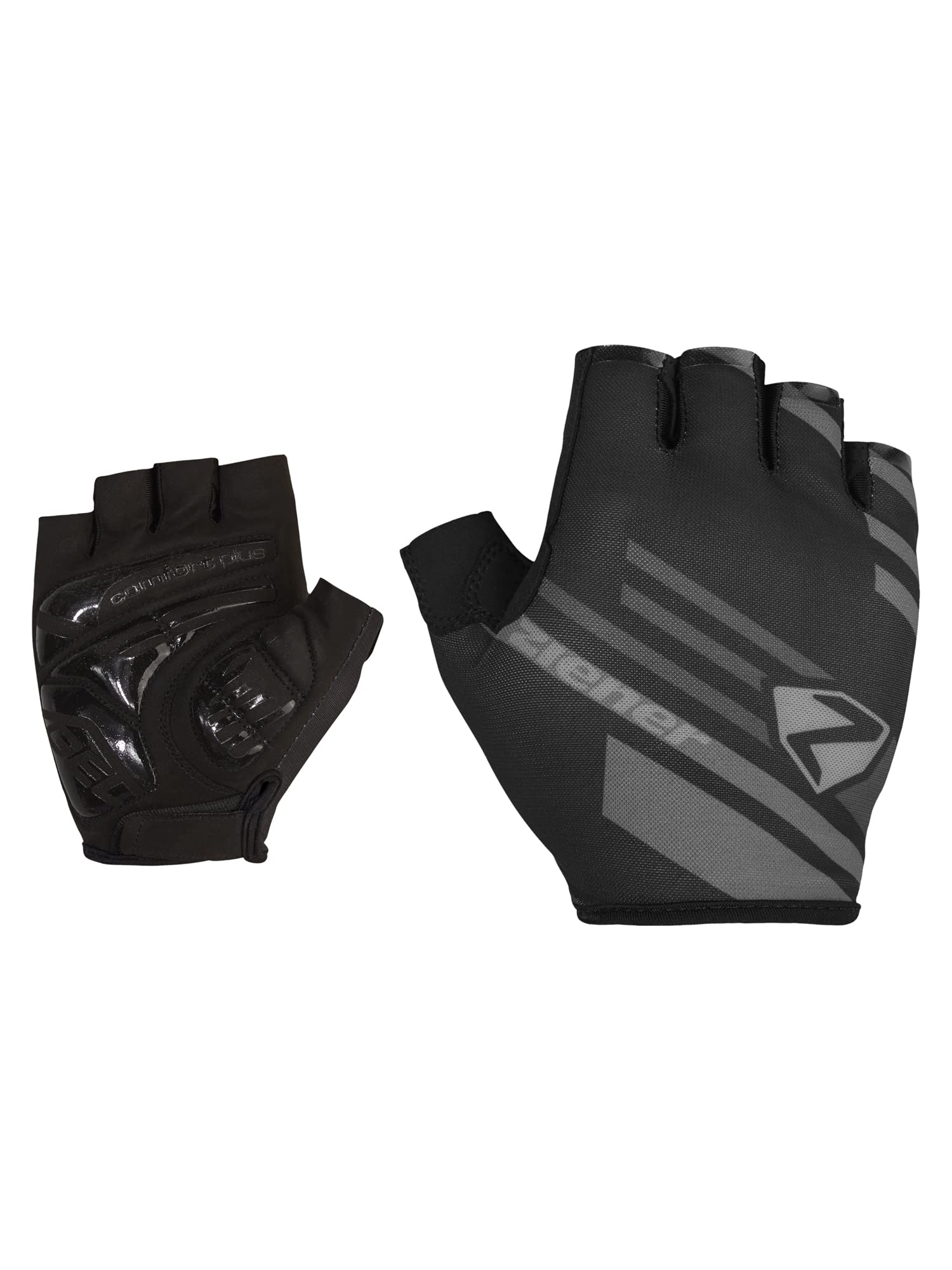 Ziener Herren CONRO Fahrrad/Mountainbike/Radsport-Handschuhe | Kurzfinger - atmungsaktiv,dämpfend, Black, 9,5