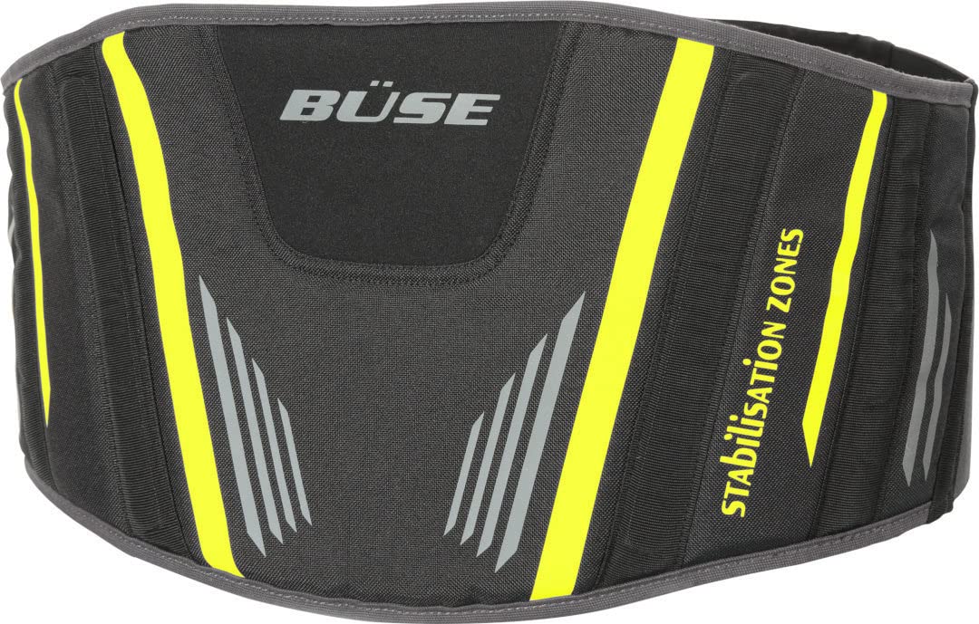 Büse Rider Nierengurt (Black/Yellow,XL)