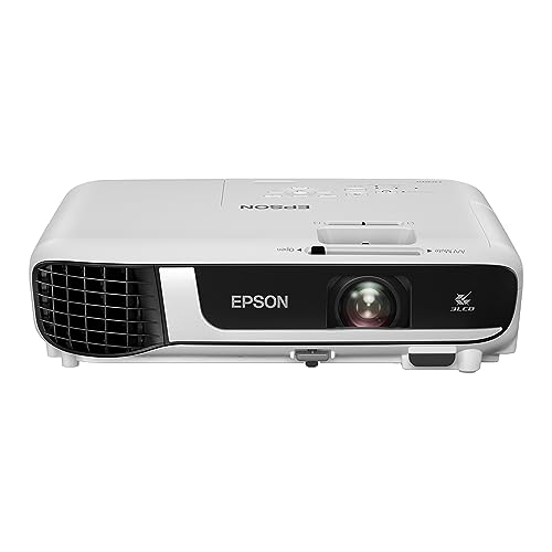 Epson EB-W51 3LCD Projektor (WXGA 1.280x800p, 4.000 Lumen Weiß- und Farbhelligkeit, Kontrastverhältnis 16.000:1, optionales WLAN, HDMI)