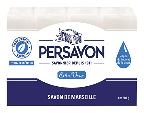 persavon Savon de Marseille Extra Weich 200 g 4-teilig – Lot de 2