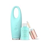 FOREO Eye Candy IRIS 2 Set - Lymphdrainage-Augenmassagegerät + FOREO IRIS Straffendes Augenserum, 15 ml - Retinol & Pilzextrakt - Entfernt Augenringe & Tränensäcke - Anti Schwellungen der Augenpartie