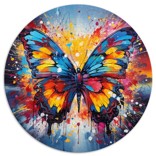 Puzzles Geschenke Spielzeug Schmetterling bunt Puzzles für Erwachsene 1000 Puzzle Spielzeug 67,5x67,5cm Familienpuzzles Geschenk Heimdekoration Puzzle Spielzeug