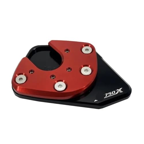 AXCAR Für NC750X Für NC 750X 2014-2020 Motorrad Kickstand Fuß Seitenständer Verlängerungspolster Stützplatte Extender Ständer Stützpolster