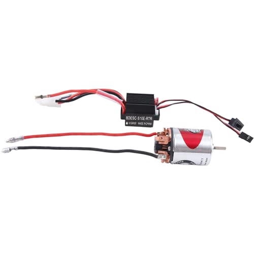 Nemeaii 540 Bürstenmotor 12T & 320A ESC Bürstenmotor-Geschwindigkeitsregler mit 2A BEC für 1/10 RC Off-Road-Rennwagen-Zubehör