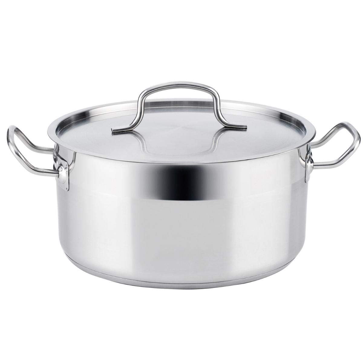 Quid Cook INOX Basika Kasserolle, Edelstahl 32 x 15,5 cm