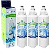 3x AH-PCN kompatibel für Panasonic Wasserfilter CNRAH-257760, CNRBH-125950, NR-B54X1, Kühlschrank Wasserfilter