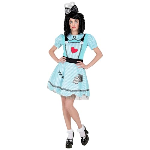 Widmann - Kostüm Puppe, Kleid, Haarschleife, Killerpuppe, Mottoparty, Halloween, Karneval