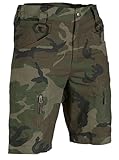 Mil-Tec Assault Shorts R/S Co Woodland Gr.M