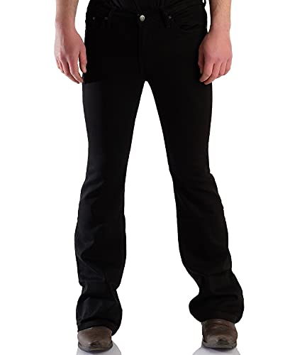 Schwarze Bootcut Herren Jeans