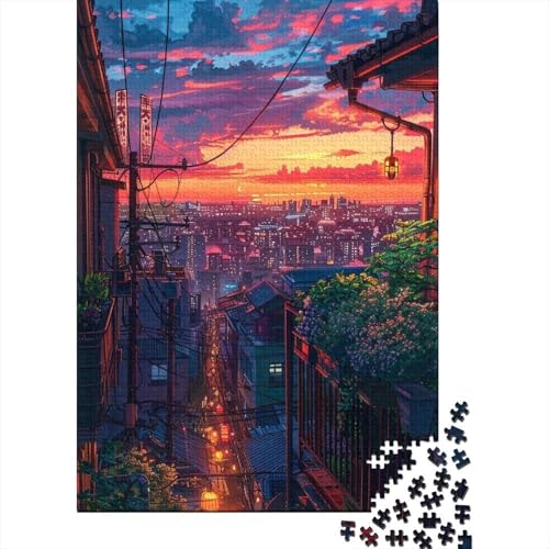 Amazing View - Schwierige, anspruchsvolle Puzzles mit 1000 Teilen für Erwachsene Teenager, entspannendes, intellektuelles Lernspielzeug 29,53x19,69 Zoll