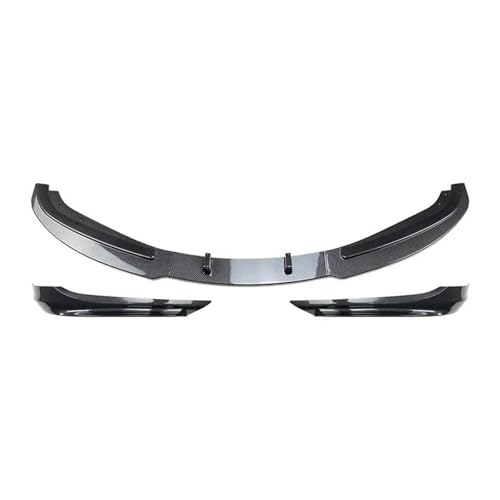 Splitter FRONTSTOßSTANGE Unten Splitter Kinn Lip Spoiler Facelift Tuning FÜR 3ER E90 E91 LCI 320i 318i 320d 2009-2012 Frontlippe(Kohlenschwarz)