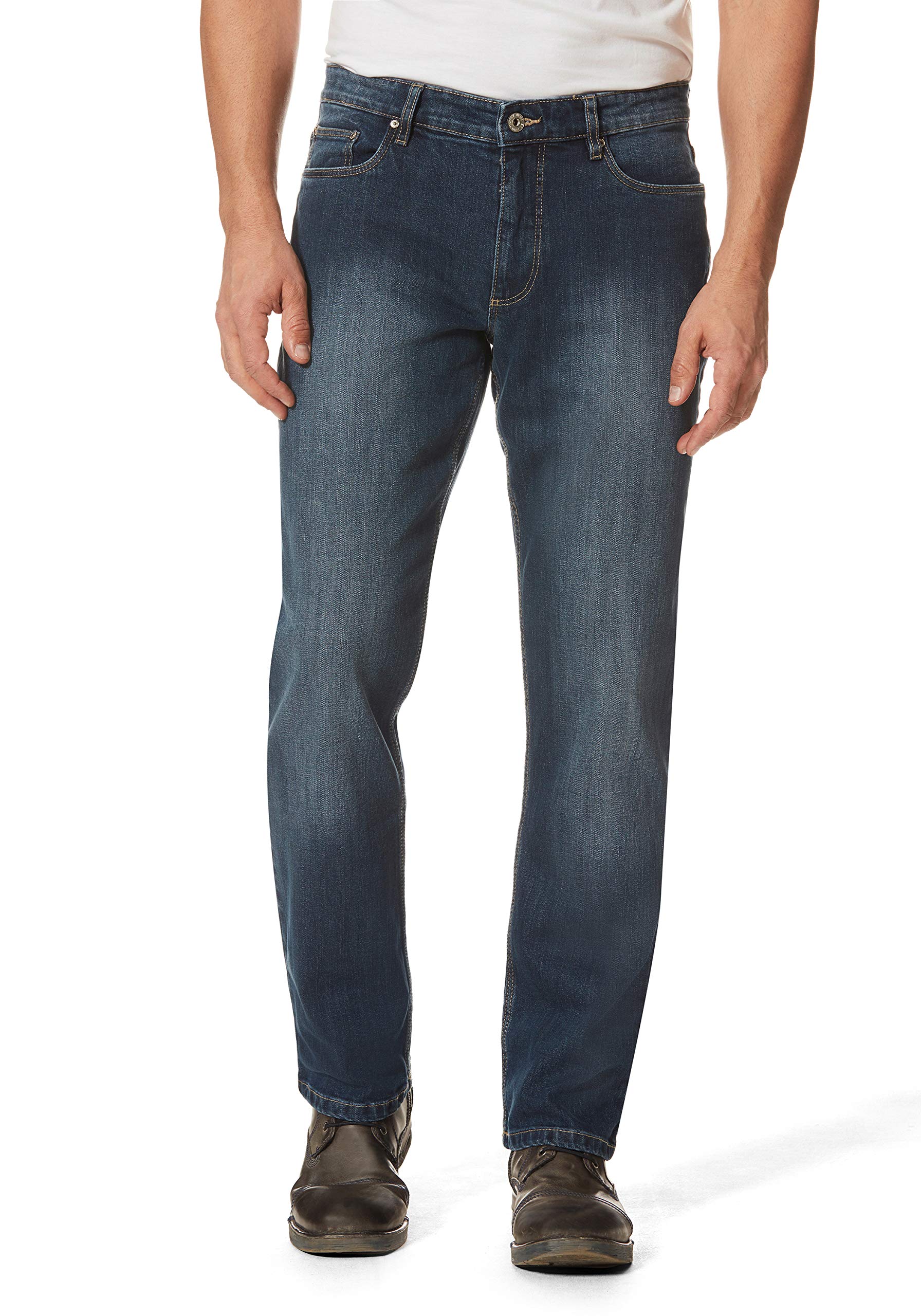 HERO BY JOHN MEDOOX Straight Cut Stretch 99% Baumwolle, 1% Elastan, Deep Blue Used, 42W / 32L