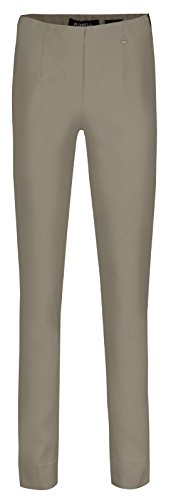 Robell Damen Slim Arbeitshose-Stretchhose, Light Taupe, Gr.- 40