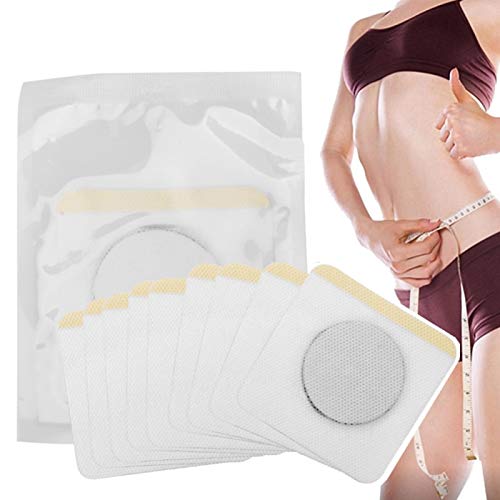 100Pcs Chinese Medicine Abnehmen Patches, Gewichtsverlust Aufkleber Red Magnet, Quick Slimming Patch für Bierbaucheimer Taille Taille Bauch Fett(100 Stk)