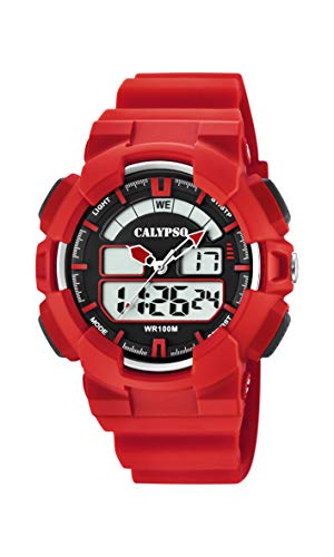 Calypso Watches Herren Analog-Digital Quarz Uhr mit Plastik Armband K5772/2