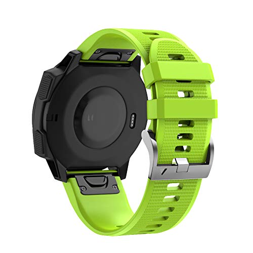 OPKDE Herren-Armband für Garmin Fenix 6X 6 Pro 5 5X Plus 3 HR Fenix 7X 7 Delta Enduro Silikonband Handkette 22 x 26 mm, For Descent Mk1 Mk2i, Achat