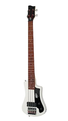 Höfner Shorty Electric Bass, Signal White