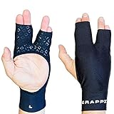 Grappz - Jiu Jitsu BJJ Fingertape Alternative Kompressionshandschuhe V1 (Medium).