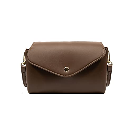 ohodhmnu Damen Tote Bag PU Leder Crossbody Tasche Vintage Taschen Casual Schultertasche Handtaschen Geldbörse für Frauen Mädchen, coffee, no pendant