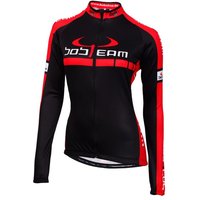 Fahrradtrikot, BOBTEAM Colors Damen Langarmtrikot, Größe M, Radbekleidung