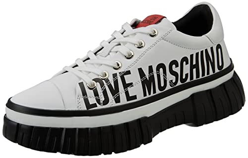 Love Moschino Damen Ja15705g1fia0 Sneaker, Weiß, 36 EU