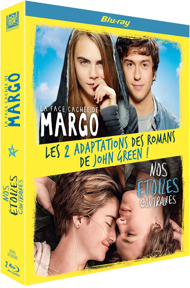 Coffret 2 adaptations des romans de john green : la face cachée de margo ; nos étoiles contraires [Blu-ray] [FR Import]