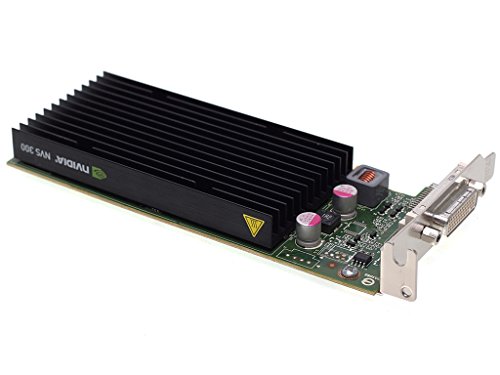 HP NVIDIA NVS 300 DH LP PCIe x16 Grafikkarte 512MB Cache, PCIe, VGA -BV456AA komplett mit DMS 59 auf Dual VGA Y Kabel