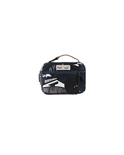 bel-sol Unisex-Adult Paula Lunchbox, Blau Weiß, Klein