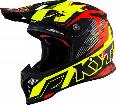 Helm KYT Skyhawk Digger MATT YLW/ORANGE - XS