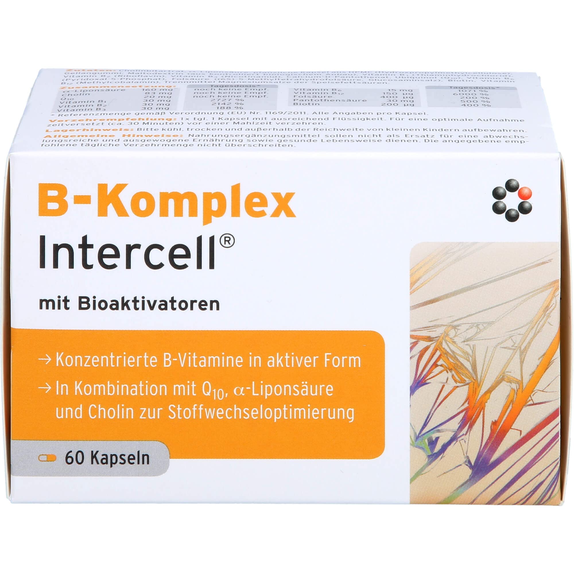 B-Komplex Intercell mit Bioaktivatoren, 60 Kapsel