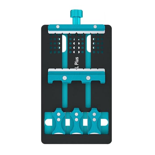 Mllepjdh Universeller Leiterplattenhalter, Doppelschlitz, Leiterplattenbefestigungen, Telefon-Motherboard-Befestigungen, Reparaturwerkzeug, Lötplattform